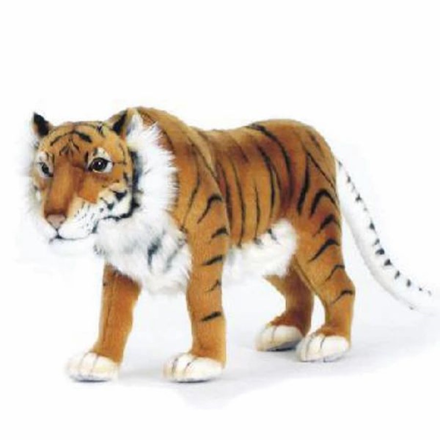 * Caspian Tiger Toy Reproduction By Hansa, 23" Long -Affordable Gift For Your Little One! Item #Dhan-5198 Hansa Animals