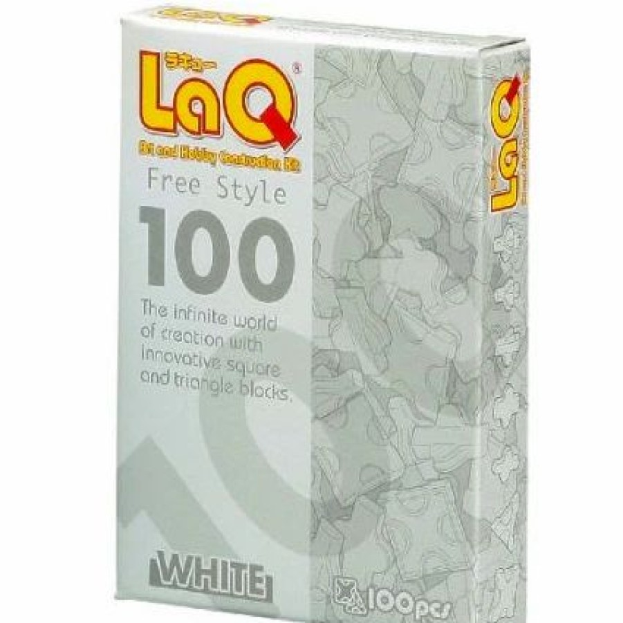 * Original Laq White Play Set Bits Puzzle !00 Pieces! -Affordable Gift For Your Little One! Item #Dlaq-000446 Laq Puzzles