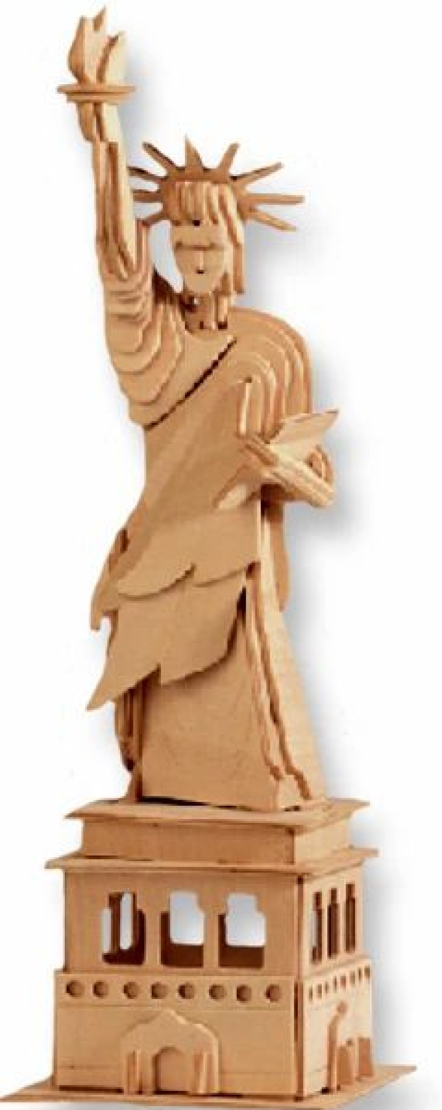 * All4Lessshop 3-D Wooden Puzzle The Statue Of Liberty -Affordable Gift For Your Little One! Item #Dchi-Wpz-P031 3-D Wooden Puzzles