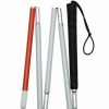 * Harvy Uni Stylish Folding Grip White Cane, Black Handle -Affordable Gift For Your Loved One! Item #Dhar-14828 Walking Canes