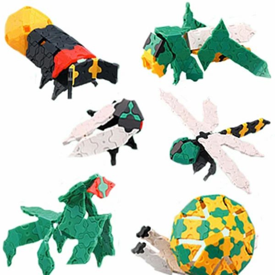 * 260 Pieces Original Laq Puzzle Bits Set Stag Beetle -Affordable Gift For Your Little One! Item #Dlaq-020000 Laq Puzzles