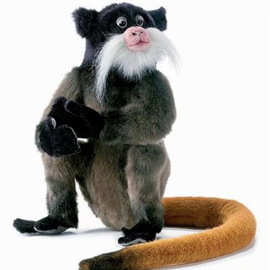 * Emperor Tamarin Toy Reproduction By Hansa, 12" Tall -Affordable Gift For Your Little One! Item #Dhan-4117 Hansa Animals