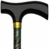 * Harvy Ladies Adjustable Fritz Cane Cyclone Metallic Green -Affordable Gift For Your Loved One! Item #Dhar-50306 Walking Canes