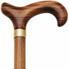 * Harvy Men Derby Cane Scorched Beechwood -Affordable Gift For Your Loved One! Item #Dhar-07626 Walking Canes