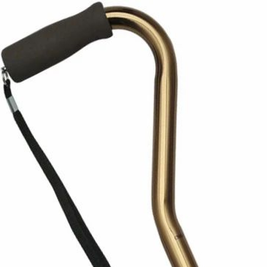 * Harvy Men Adjustable Center Balance Offset Cane Bronze -Affordable Gift For Your Loved One! Item #Dhar-51903 Walking Canes