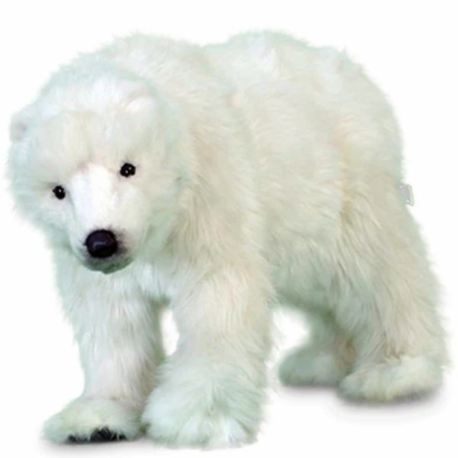 * Standing On Four Feet Polar Bear Hansa 19" -Affordable Gift For Your Little One! Item #Dhan-5259 Hansa Animals