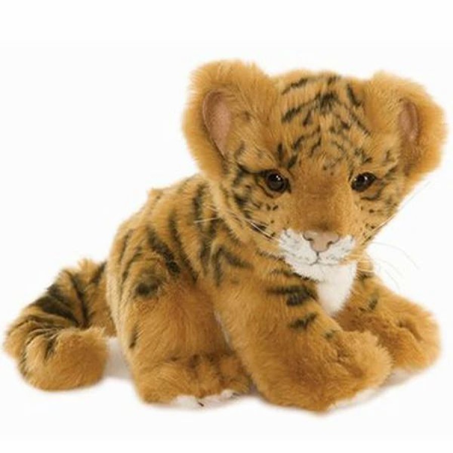 * Tiger Baby Toy Reproduction By Hansa, 5" Long -Affordable Gift For Your Little One! Item #Dhan-3421 Hansa Animals