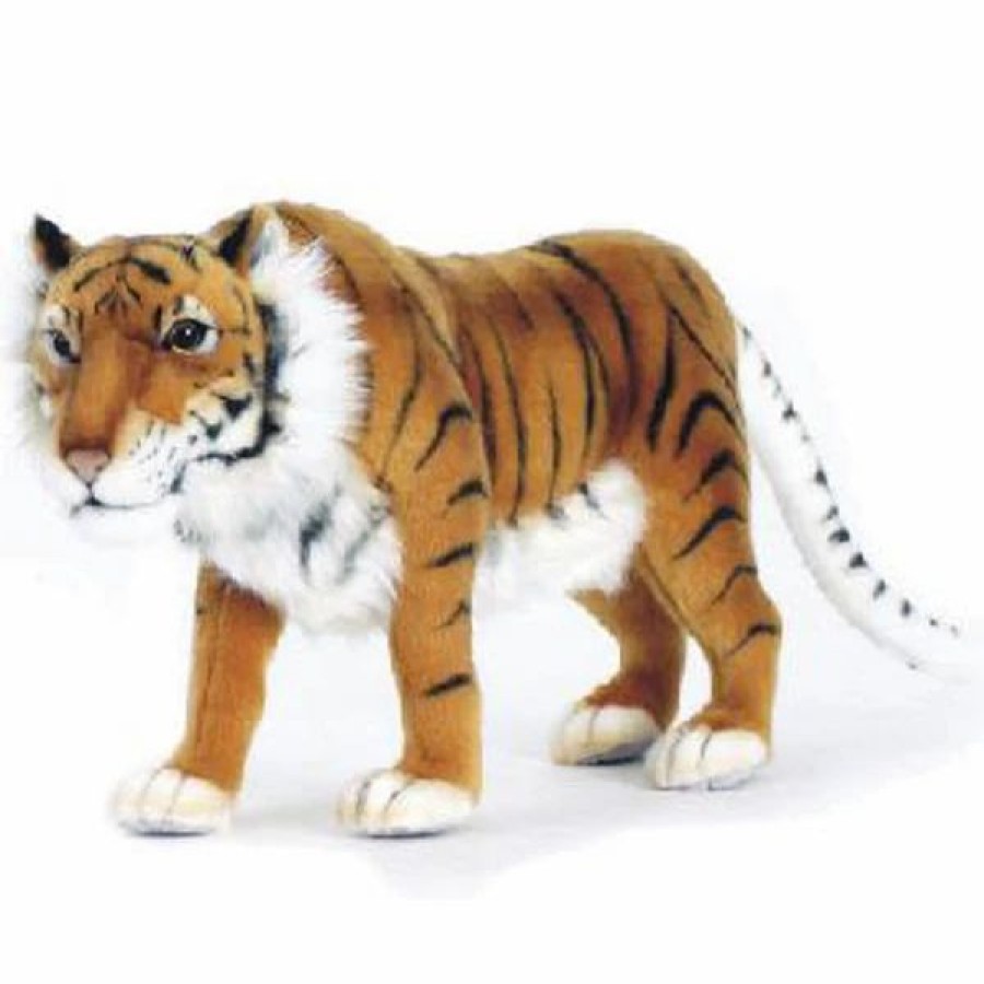 * Caspian Tiger Toy Reproduction By Hansa, 15" Long -Affordable Gift For Your Little One! Item #Dhan-5151 Hansa Animals