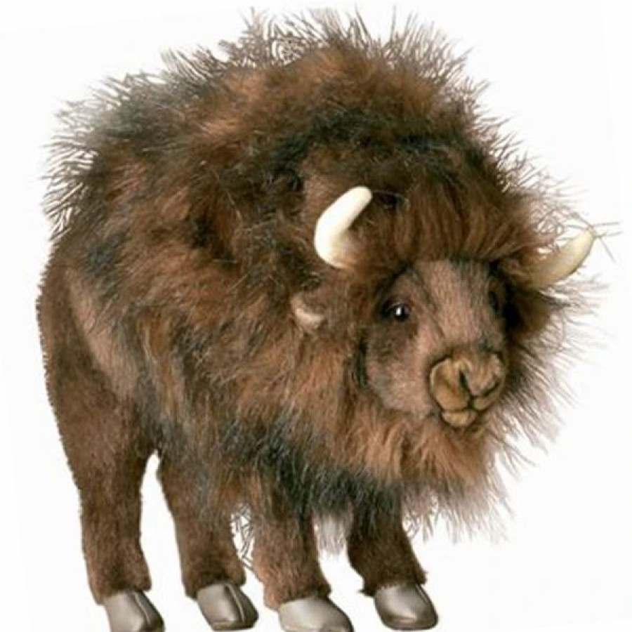 * Buffalo Toy Reproduction By Hansa, 14" Long -Affordable Gift For Your Little One! Item #Dhan-3833 Hansa Animals