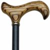 * Harvy Men Derby Cane Denim Blue Maple Shaft Chestnut Handle -Affordable Gift For Your Loved One! Item #Dhar-07646 Walking Canes