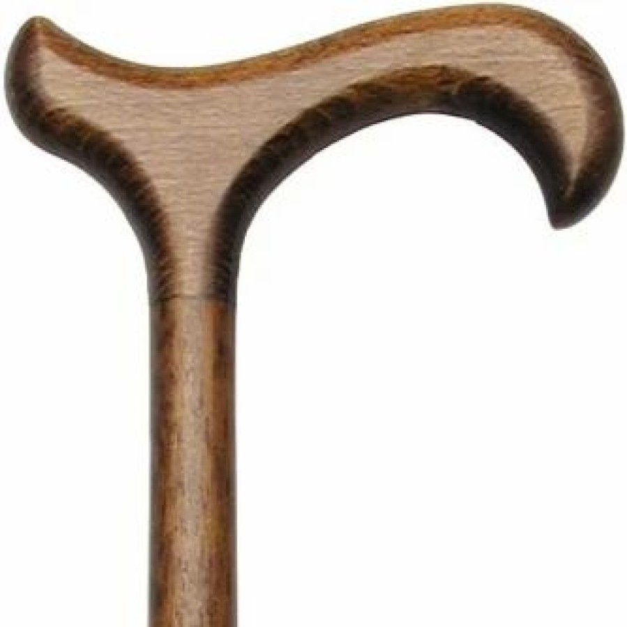 * Harvy Ladies First Choice Derby Cane Walnut Beechwood -Affordable Gift For Your Loved One! Item #Dhar-07727 Walking Canes