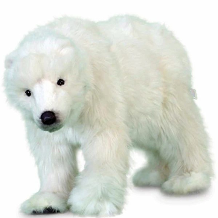 * Standing On Four Feet Polar Bear Hansa 19" -Affordable Gift For Your Little One! Item #Dhan-5259 Hansa Animals