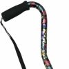 * King Of Canes Adjustable Center Balance Grip Cane Night Flowers -Affordable Gift For Your Loved One! Item #Dhar-52114 Walking Canes