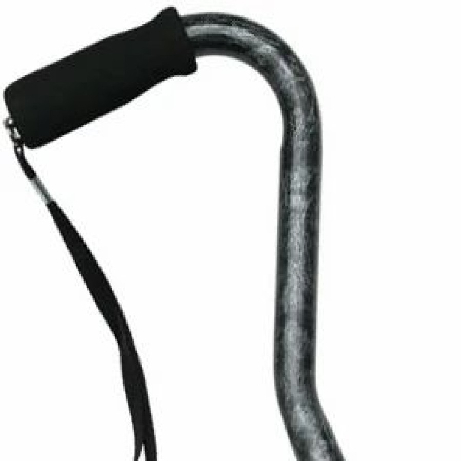 * Harvy Adjustable Center Balance Grip Cane Black Marble -Affordable Gift For Your Loved One! Item #Dhar-52117 Walking Canes