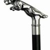 * Harvy Uni Jaguar Cane Black, Metal Chrome Finish Handle -Affordable Gift For Your Loved One! Item #Dhar-11168 Walking Canes