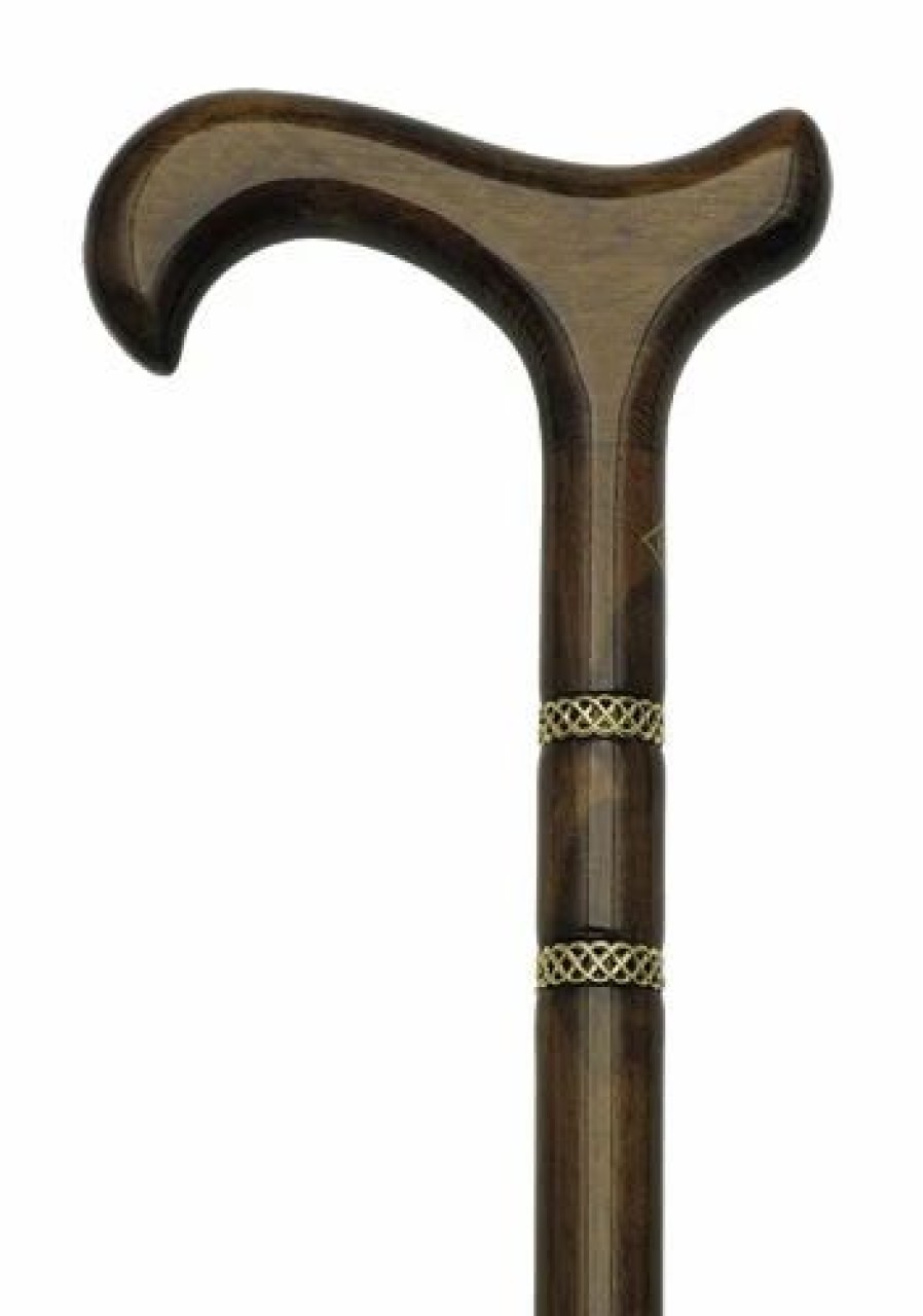 * Harvy Uni Derby Cane Walnut -Affordable Gift For Your Loved One! Item #Dhar-58970 Walking Canes