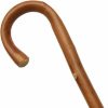 * Harvy Men Stylish Round Nose Crook Cane Scorched Chestnut -Affordable Gift For Your Loved One! Item #Dhar-34350 Walking Canes