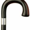 * Harvy Men Square Nose Cane Black Maple With Shell Handle -Affordable Gift For Your Loved One! Item #Dhar-12109 Walking Canes