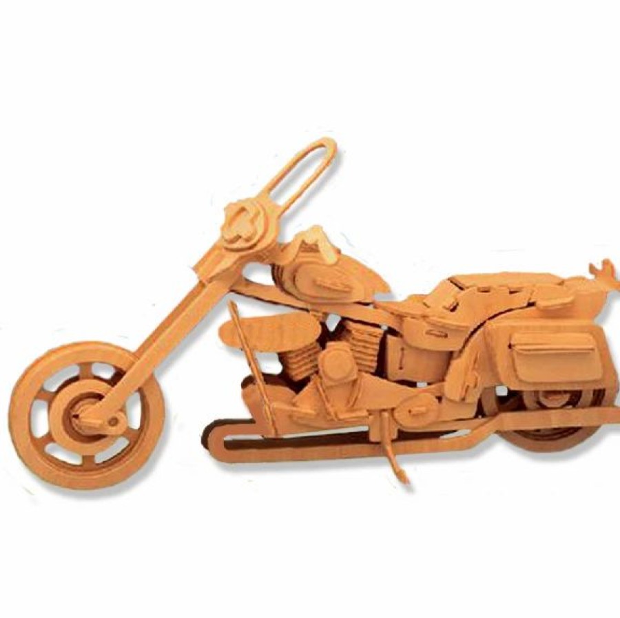 * All4Lessshop 3-D Wooden Puzzle Motorcycle Model 2 -Affordable Gift For Your Little One! Item #Dchi-Wpz-P020 3-D Wooden Puzzles