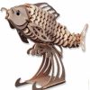 * All4Lessshop 3-D Wooden Puzzle Carp -Affordable Gift For Your Little One! Item #Dchi-Wpz-H009 3-D Wooden Puzzles