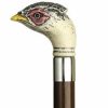 * Harvy Uni Pheasant Head Cane Walnut Shaft -Affordable Gift For Your Loved One! Item #Dhar-10847 Walking Canes