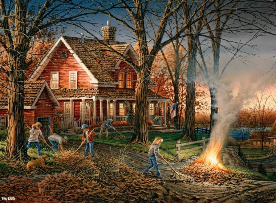 * Buffalo Games Terry Redlin: Autumn Evening 1000 Piece Jigsaw Puzzle Fall Puzzles