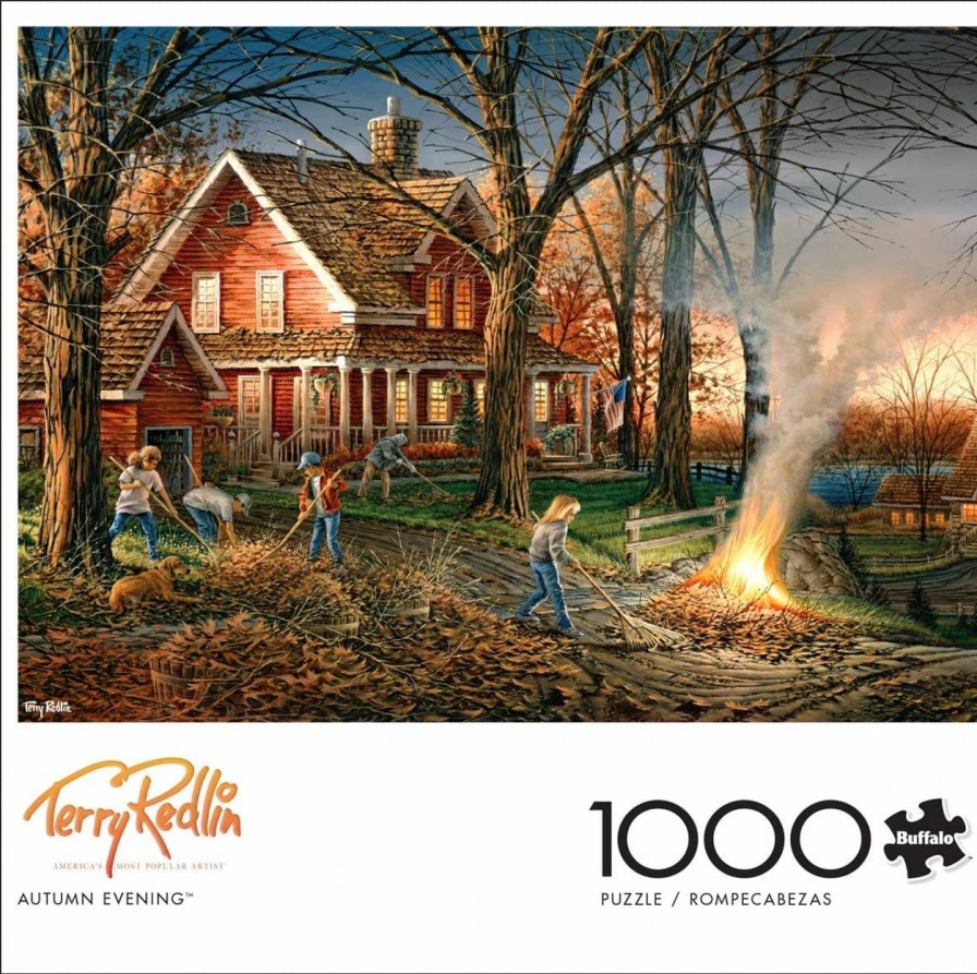 * Buffalo Games Terry Redlin: Autumn Evening 1000 Piece Jigsaw Puzzle Fall Puzzles