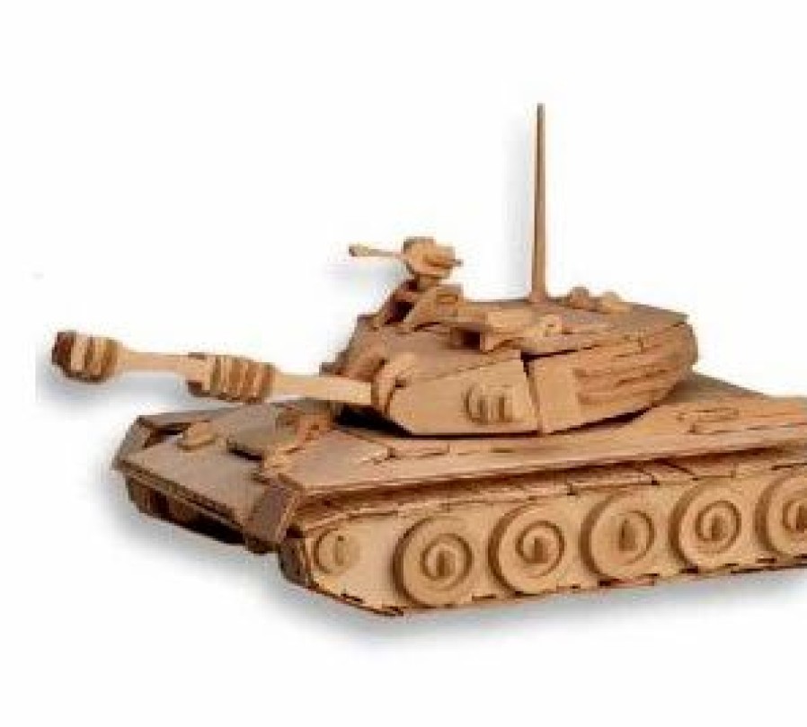 * All4Lessshop 3-D Wooden Puzzle Tank Model -Affordable Gift For Your Little One! Item #Dchi-Wpz-P050 3-D Wooden Puzzles