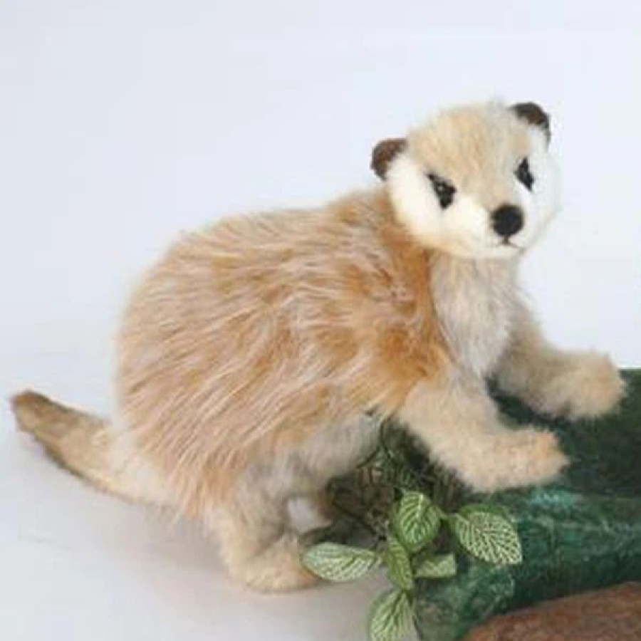 * Sitting Meerkat Toy Reproduction By Hansa, 10" Tall -Affordable Gift For Your Little One! Item #Dhan-3703 Hansa Animals