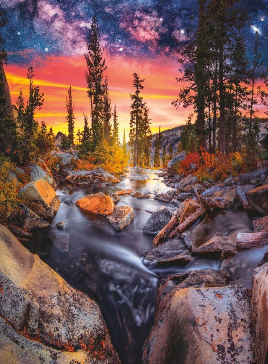 * Buffalo Games Photography: Forest Magic Hour 1000 Piece Puzzle Fall Puzzles