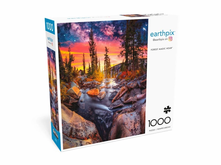 * Buffalo Games Photography: Forest Magic Hour 1000 Piece Puzzle Fall Puzzles