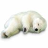 * Sleeping Polar Cub Toy Reproduction By Hansa, 12" Long -Affordable Gift For Your Little One! Item #Dhan-5260 Hansa Animals