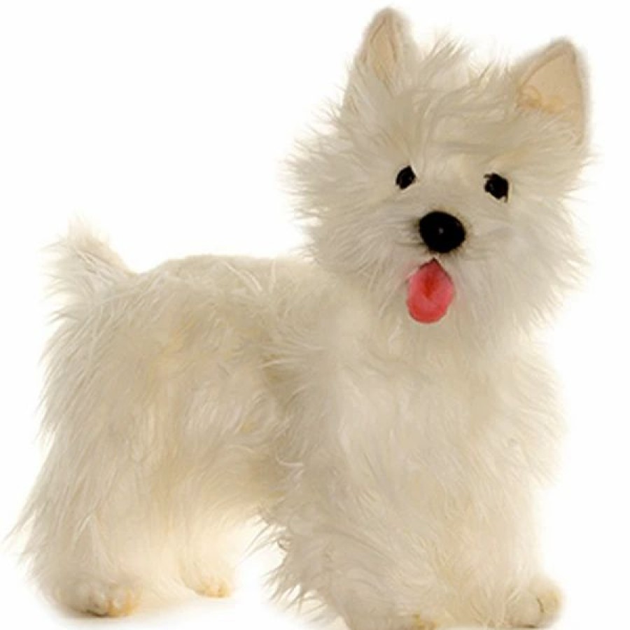 * Standing West Highland Terrier Reproduction Hansa 20" -Affordable Gift For Your Little One! Item #Dhan-4567 Hansa Animals