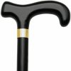 * Harvy Men Extra Wide Black Finish Derby Cane -Affordable Gift For Your Loved One! Item #Dhar-76928 Walking Canes