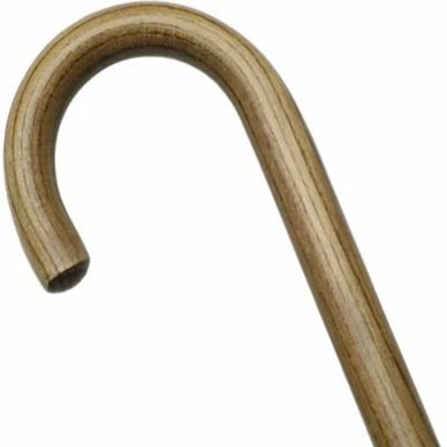 * Harvy Uni Round Nose Crook Cane Tan -Affordable Gift For Your Loved One! Item #Dhar-32006 Walking Canes