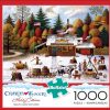 * Buffalo Games Charles Wysocki Vermont Maple Tree Tappers 1000 Piece Jigsaw Puzzle Fall Puzzles