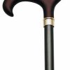 * Harvy Men Soft Touch Cane Cherry With Metallic Gold Accent -Affordable Gift For Your Loved One! Item #Dhar-07661 Walking Canes