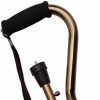 * Harvy Adjustable Center Balance Offset Cane Metallic Bronze -Affordable Gift For Your Loved One! Item #Dhar-51703 Walking Canes