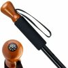 * Harvy Uni Foam Grip Knob Cane Black Aluminum -Affordable Gift For Your Loved One! Item #Dhar-14880 Walking Canes