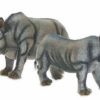 * White Rhino Toy Reproduction By Hansa, 20" Long -Affordable Gift For Your Little One! Item #Dhan-5250 Hansa Animals