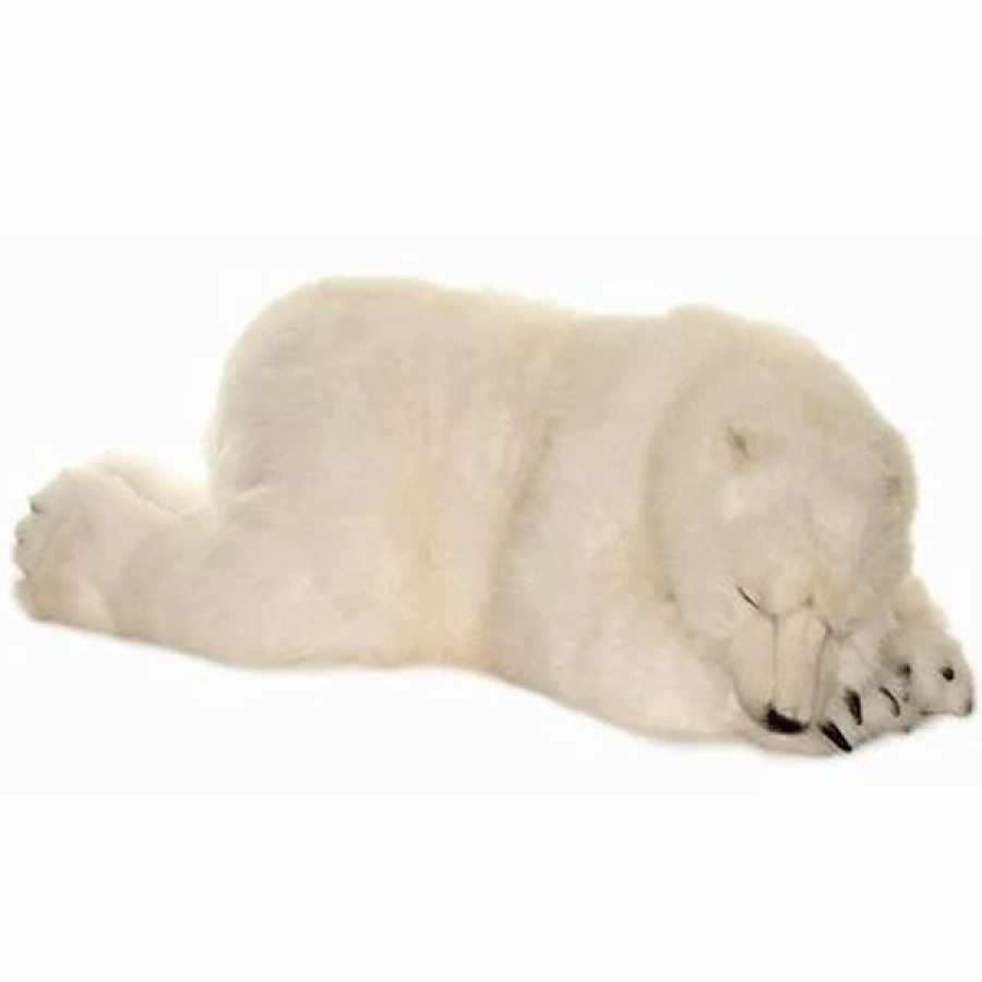 * Sleeping Polar Cub Toy Reproduction By Hansa, 41" Long -Affordable Gift For Your Little One! Item #Dhan-4043 Hansa Animals