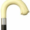 * Harvy Carved Nose Crook Cane Black Maple Shaft, Ivory Handle -Affordable Gift For Your Loved One! Item #Dhar-12068 Walking Canes